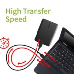 Toshiba Canvio Basics 2TB Portable External HDD - USB 3.0 for PC Laptop Windows and Mac, 3 Years Warranty, External Hard Drive - Black Matt - Image 4