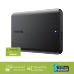 Toshiba Canvio Basics 2TB Portable External HDD - USB 3.0 for PC Laptop Windows and Mac, 3 Years Warranty, External Hard Drive - Black Matt - Image 5