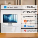 Lenovo IdeaCentre AIO Intel Core i5-13420H 24" FHD (24GB RAM/512GB SSD/Win11/Microsoft 365 Basic + Office Home 2024/3Wx2 Harman/Wireless EOS Keyboard & Mouse,Grey), F0HN00VEIN All-in-One Desktop - Image 3