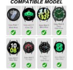 Zitel Band Compatible With Samsung Galaxy Watch 7 44mm 40mm, Watch 6 Classic 43/47mm, Watch5 Pro 45mm, Watch4 Classic 42/46mm, Watch4 5 6 40/44mm, One Click No Gap Stretchy Nylon Strap - Image 3