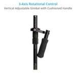 FLYCAM Redking Telescopic Handheld Camera Stabilizer w Dovetail Quick-Release. for Video & Film Cameras up to 7kg / 15lb. 3-Axis Rotational Control, Easy Vertical Counterbalance. (FLCM-RK) - Image 4
