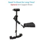 FLYCAM Redking Telescopic Handheld Camera Stabilizer w Dovetail Quick-Release. for Video & Film Cameras up to 7kg / 15lb. 3-Axis Rotational Control, Easy Vertical Counterbalance. (FLCM-RK) - Image 10