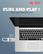 CROSS 2.0 USB Pen Drive with Metal Body - Silver | External Storage Device | Compatible with Laptop, Desktop, Projector, Car, Audio (32 GB, 2.0 USB PENDRIVE) - Image 3