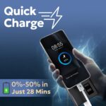 Tempt Newly Launched Booster Pro 10k 22.5W Power Bank | 2USB-A & 1Type-C | QC PD 3.0 | 10000mah with Fast Charging | Digital LED Display & Advanced Safety Protection- Black - Image 4