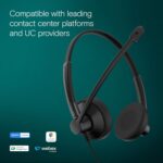 EPOS Impact 100 UC Stereo USB-C+A Headset with Microphone, Universal Communications, Noise-Cancelling Mic, Lightweight, Call Control, USB Adapter, Soft Earpads, Professional Business Use - Image 5