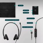EPOS Impact 100 UC Stereo USB-C+A Headset with Microphone, Universal Communications, Noise-Cancelling Mic, Lightweight, Call Control, USB Adapter, Soft Earpads, Professional Business Use - Image 6