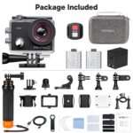 AKASO EK7000 Pro 4K Action Camera with Touch Screen EIS 131ft Waterproof Camera Remote Control Underwater Camera with Waterproof Floating Hand Grip Bundle - Image 9