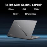 ASUS ROG Zephyrus G14,AMD Ryzen AI 9 HX 370 Gaming Laptop(RTX 5070 Ti -12GB/110W TGP/32GB/2TB/3K OLED/14/120Hz/Windows 11/M365 Basic (1Year)*/Office Home 2024/Eclipse Gray/1.57 Kg) GA403WR-QS123WS - Image 5