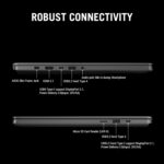 ASUS ROG Zephyrus G14,AMD Ryzen AI 9 HX 370 Gaming Laptop(RTX 5070 Ti -12GB/110W TGP/32GB/2TB/3K OLED/14/120Hz/Windows 11/M365 Basic (1Year)*/Office Home 2024/Eclipse Gray/1.57 Kg) GA403WR-QS123WS - Image 8