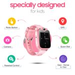 Turet Gravel Smartwatch for Kids - Aluminium Body, HD Screen, in-Built Games, Motion Mode, IP68 Waterproof, Activity Tracker, Multiple Dials, Heart Rate, SpO2 & Sleep Monitoring (Pink) - Image 10