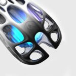 GravaStar Mercury M1 Pro Gaming Mouse, Lightweight Magnesium Alloy, 26,000 DPI, PAW3395DM Sensor, 5 Programmable Buttons, Support Wired/2.4GHz/BT, Up to 200 Hours Battery Life (Gradient Black) - Image 6