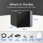 QNAP TS-432X-4G-US 4 Bay 10GbE Desktop NAS with ARM Alpine AL524 Quad-core Processor and 4 GB DDR4 RAM (Diskless) - Image 6