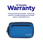 Provogue Vault Tech Organizer Pouch, Gadget Organiser for Travel, Office & Daily Use, Storage Case for Cables, Chargers & Hard Disk, Compact Electronics Organizer for Men & Women, Midnight Blue - Image 6