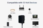 12V 1Amp Adapter by LTRONIX, Power Supply for Router, LED Strip, CCTV Camera, Modem, Set Top Box/DTH Box, Dual Pin 2.5mm x 5.5mm and 4mm Jack 12W DC Output - Image 4