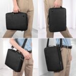 MOCA Unisex Handbag,15 Inches Laptop Shoulder Bag For 15-Inch Hp,Acer,Dell,Macbook 16 Inch Pro/Air,Water-Resistant,Shockproof,Business,Travel - Image 6