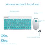 Portronics Key2-A Combo of Multimedia Wireless Keyboard & Mouse, Compact Light-Weight for PCs, Laptops and Smart TV, White - Image 3