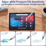 USI 2.0 Stylus Pen for Chromebook - Amazon Fire Max 11/Google Pixel Tablet/Remarkable 2, USI 2.0 Stylus 4096 Sensitivity Rechargeable for Lenovo/Acer/HP, Lenovo Chromebook Duet 3 - Image 8