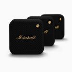 Marshall Willen Portable Bluetooth Speaker with 15+ Hours of Portable Playtime, Dust & Waterproof (IP67) - Black & Brass. - Image 3