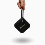Marshall Willen Portable Bluetooth Speaker with 15+ Hours of Portable Playtime, Dust & Waterproof (IP67) - Black & Brass. - Image 4