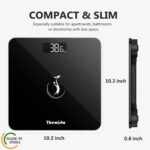 Themisto TH-WS50 Body weight Scale, With High Precision Sensors | Backlit Display | - Image 3