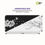 AB Gaming Mouse Pad | Waterproof, Anti Silp, Gaming Desk Keyboard Mouse Pad for Office and Home | Stitched Edges, Non-Slip Rubber Base Mouse Mat (585 mm x 280 mm) (Death Life) - Image 3