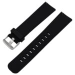ACM Watch Strap Silicone Belt 22mm compatible with Fire-Boltt Talk 2 Bsw042 Smartwatch Casual Classic Band Black - Image 3