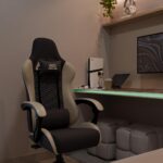 Spawn Gaming Chair | Lumbar Cushion | Breathable Fabric | Ergonomic Gaming and Office Chair for Work| Study Chair with Linked Armrests | 135 Degree Recline | Adjustable Headrest - Image 3