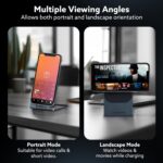 AGARO Elegant Wireless Charger, 15W, Qi-Certified, Charging Stand for iPhone 15/15 Plus/15 Pro/15 Pro Max, 14/14 Plus/14 Pro/14 Pro Max & 13/12/11 Series - Image 5