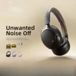 QCY H3 Pro Hi-Res LDAC ANC Headphones with Dual-Chip 40mm Titanium Drivers, 3-Mic ENC, 3D Spatial Audio, 60ms Low Latency, 55H Playtime, 10Min=2H Fast Charge, IPX4, Dual Pairing, Smart App - Image 3
