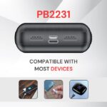 Tunez Prime Power Series PB2231 20000mAh Power Bank | 12W Max Output, Digital Indicator - Image 3