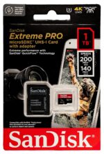 SanDisk MicroSD Card 1TB Extreme Pro Compatible with DJI Avata 2, Mini 4K Drones (SDSQXCD-1T00-GN6MA) V30 Card 200 MB/s - Bundle with 1 Everything But Stromboli MicroSDXC Card Reader - Image 3
