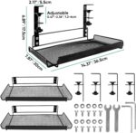 Seadra No Drilling Under Desk Cable Management Metal Cable Management Tray Under Desk with Clamp - Image 3
