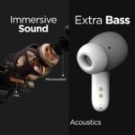 GOBOULT Z20 Made in India Ear Buds Wireless with 51H Playtime, Clear Calling ENC Mic, Low Latency Gaming, 10mm Bass Drivers Earbuds Buds TWS Bluetooth (Ivory White) - Image 6