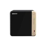 QNAP TS-464-4G (Quad-core Intel for Multitasking, 2.5GbE Multimedia NAS with M.2 PCIe Slots and PCIe expandability) - Black - Image 3