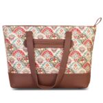ZOUK Women's Handcrafted Shoulder Tote Bag and Handbag for Office and College - Image 5