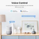 Ledgebit Smart Home Touch Wi-Fi Light Switch – 1 Gang, Smart Wi-Fi Wall Switch, Voice Control with Alexa & Google Assistant, Black - Image 3