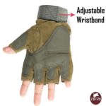 NIRVA WITH DEVICE OF WOMEN PICTURE Tactical Half Finger Gloves for Sports,Hiking,Cyclling,Travelling,Camping,Outdoor (Size XL) - Image 7