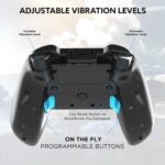 EvoFox Go Smartphone Bluetooth Gamepad for iPhones, iPads & Android | 2 Macro Back Buttons, Dual Vibration Motors, Turbo Mode, Analog Triggers, High Precision Joysticks | Android KeyMap Mode (Grey) - Image 6