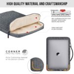 Dynotrek Aliy 14 Inch Laptop Sleeve Case Cover Pouch with Handle for Chromebook/Stream/Inspiron/IdeaPad/Spin/ZenBook/Computer Bag -Denim Grey - Image 5