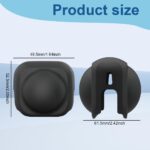 ZORBES® Compatible with Insta 360X5/X4, Silicone Camera Lens Cover for 360X5/X4, Contoured Fit Anti-Scratch Cover, Slide-in Dust Cover, Action Camera Lens Accessory - Image 3