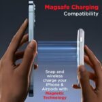 Unix UX-1530 10000mAh Magnetic Wireless Power Bank | 22.5W PD Fast Charging | 15W Qi Wireless Charging | Type-C Input/Output | LED Display| BIS Certified | for iPhone, Android & USB Devices - (White) - Image 3