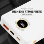 Unix UX-1530 10000mAh Magnetic Wireless Power Bank | 22.5W PD Fast Charging | 15W Qi Wireless Charging | Type-C Input/Output | LED Display| BIS Certified | for iPhone, Android & USB Devices - (White) - Image 7