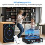 AK35 Mini Bluetooth 5.0 Stereo Digital Amplifier 300 W HiFi Power Amplifier with Bass, Treble Tuner for Home Speaker - Image 3