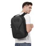 MOSISO Camera Backpack, Photography Camera Bag 15-16 inch Waterproof Hardshell Case with Tripod Holder&Laptop Compartment - Image 7