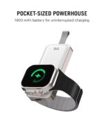 DailyObjects Surge™ 1400mAh Power Bank Silo Compatible with Apple Watch Fast Wireless Charging - Image 3