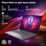 Lenovo IdeaPad Slim 3 AMD Ryzen 7 8840HS 15.3 inch (38.8cm) WUXGA IPS AI PC Laptop(16GB RAM/512GB SSD/Windows 11/Office Home 2024/Backlit Keyboard/1Yr ADP Free/Grey/1.6Kg), 83KA0048IN - Image 5