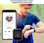 Smart Watch for Kids, Men, Boys, Girls, and Women, D20 Plus 2026, Latest for Android and iOS Phones, IP68 Waterproof with Daily Activity Tracker, Heart Rate Sensor, Sleep Monitor Watch - Black - Image 3
