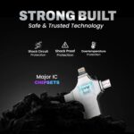 EVM EnStore 4-in-1 OTG 128GB Flashdrive-High-Speed USB 3.0 with Read Speed of 100Mb/s & Write Speed of 25Mb/s-Transfer Files Between USB-A, All Smartphones - (EVM4D/128G) - Image 5