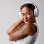 Skullcandy Crusher Evo Wireless Over-Ear Bluetooth Headphones, 40mm Drivers, 40Hr Playtime, Rapid Charge, Adjustable Sensory Bass, Foldable Design – Bone Orange Glow - Image 5