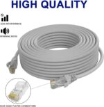 1000 MBPS 5 Meter High Speed RJ45 Cat5e Ethernet Patch Cable LAN Cable Internet Network Computer Cable Cord High Speed Gigabit Category 5 Wires for Modem, Router, Camera, LAN ADSL - Image 4